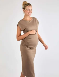 Maternity Midi Bodycon Dress