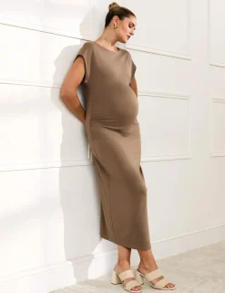 Maternity Midi Bodycon Dress