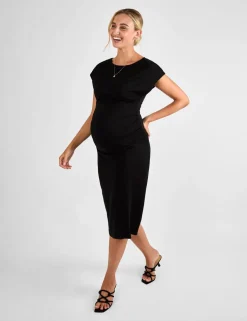 Maternity Midi Bodycon Dress