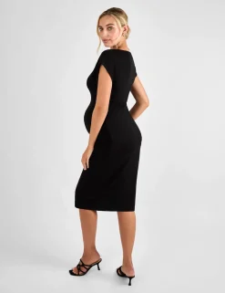 Maternity Midi Bodycon Dress