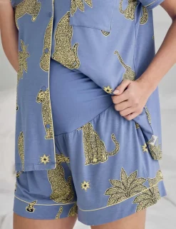 Maternity Printed Shortie Set