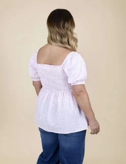 Maternity Pure Cotton Gingham Blouse