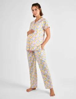 Maternity Pure Cotton Lemon Pyjama Set
