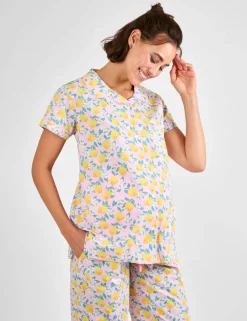 Maternity Pure Cotton Lemon Pyjama Set