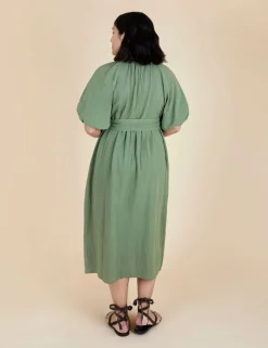 Maternity Pure Cotton Midi Shirt Dress