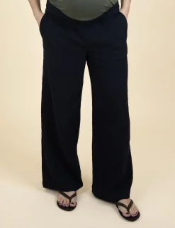 Maternity Pure Cotton Straight Leg Trousers