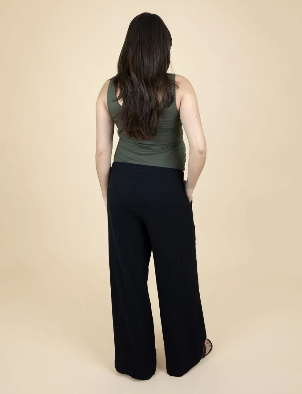 Maternity Pure Cotton Straight Leg Trousers