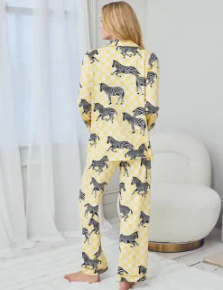 Maternity Zebra Print Pyjama Set