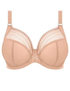 Matilda Mesh Embroidery Wired Plunge Bra DD-K