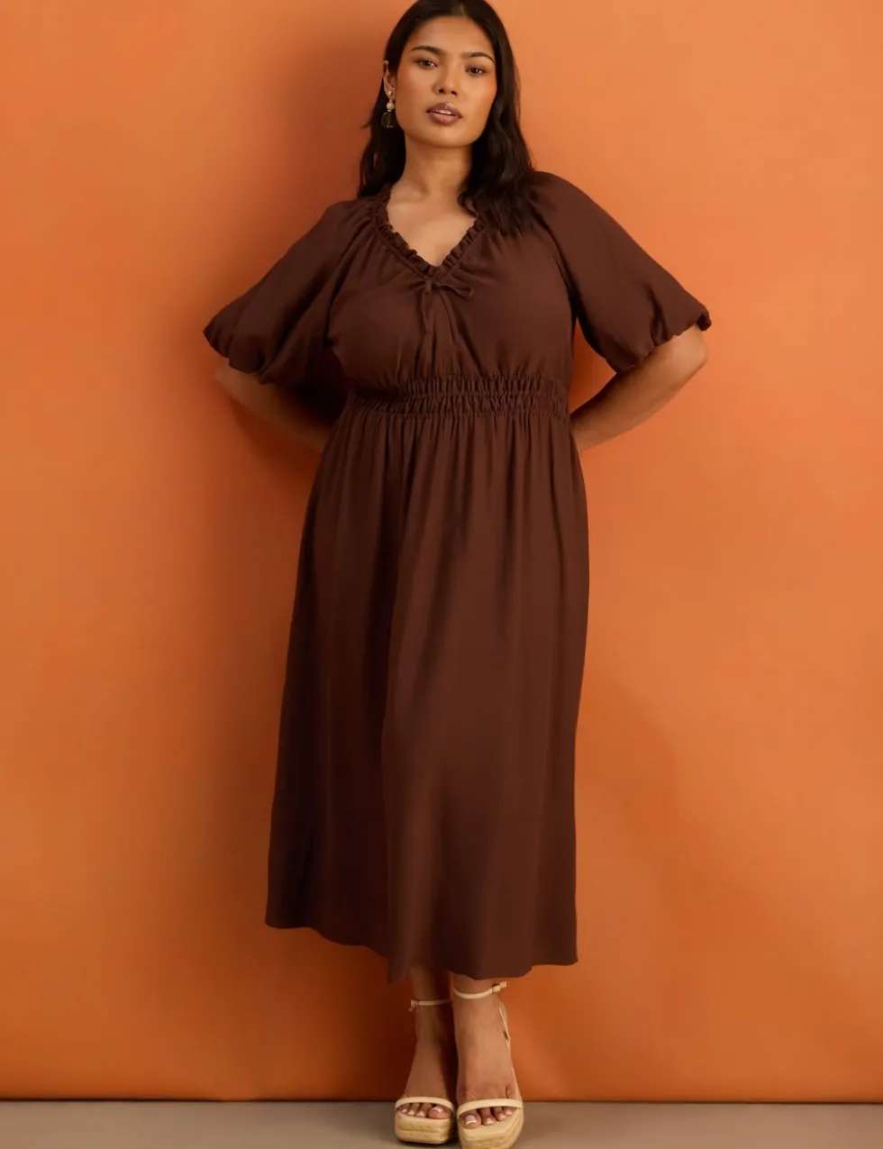 Maxi Waisted Dress