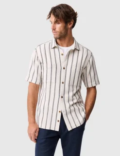 Melford Cotton Rich Striped Shirt