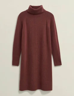 Merino Wool Blend Knitted Dress with Alpaca