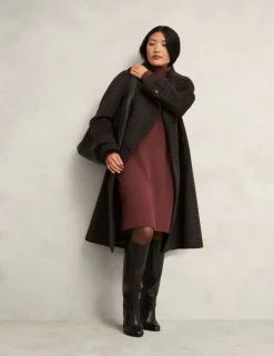 Merino Wool Blend Knitted Dress with Alpaca
