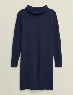 Merino Wool Blend Mini Knitted Dress