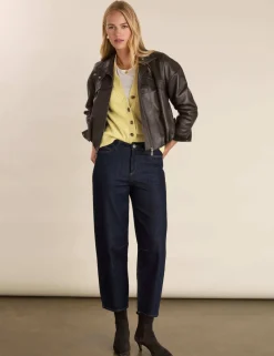 Merino Wool Blend V-Neck Cardigan