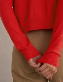 Merino Wool Rich Button Front Cardigan
