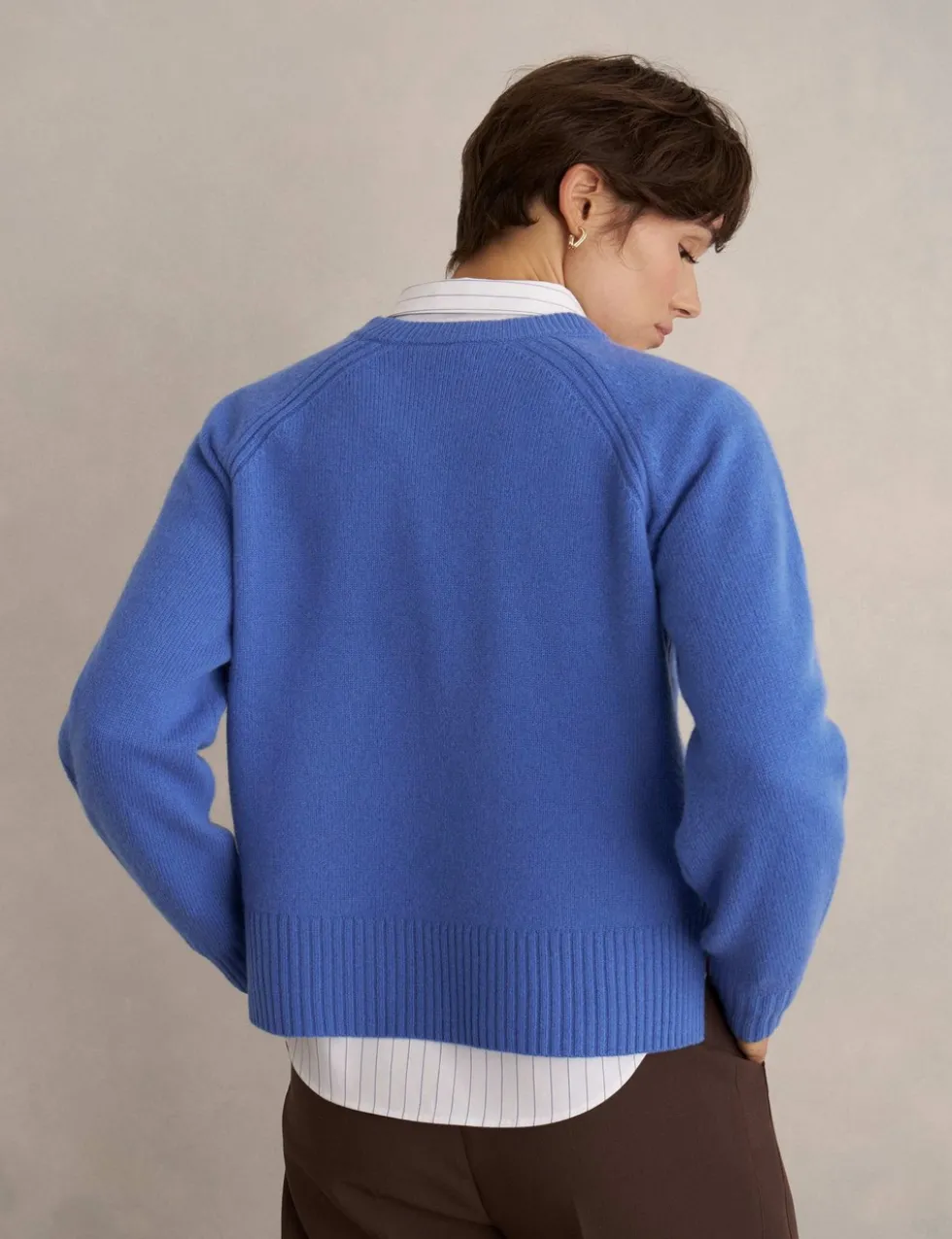 Merino Wool Rich Crew Neck Jumper