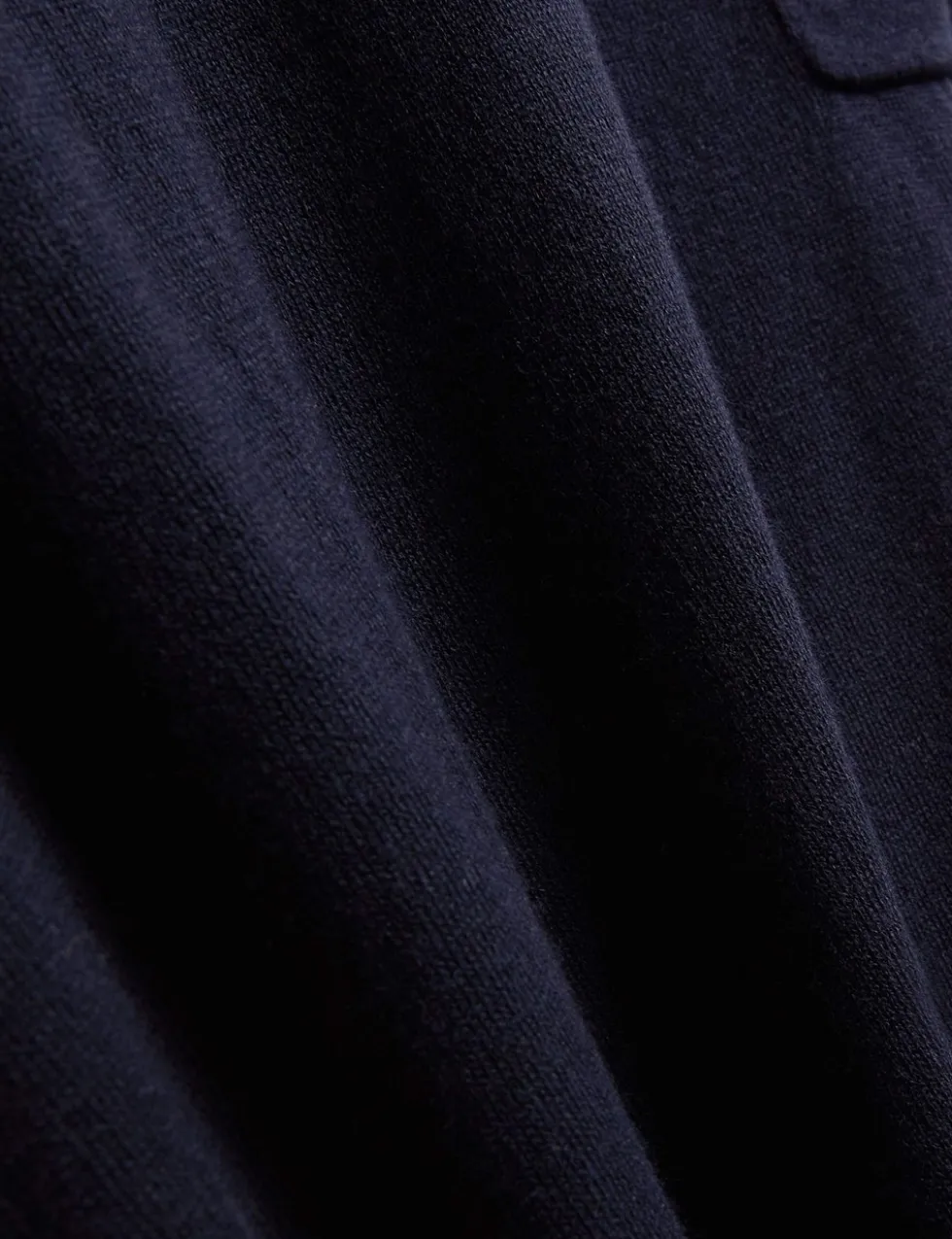 Merino Wool Rich Tipped Crew Neck T-Shirt