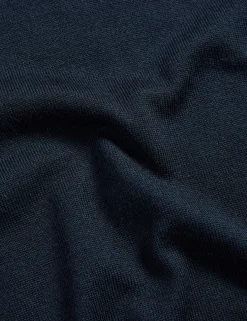 Merino Wool with Silk Half Zip Jumper
