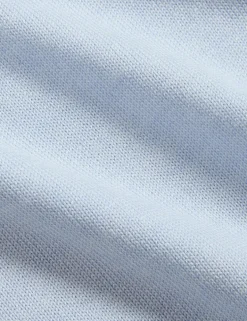 Merino Wool with Silk Knitted Polo Shirt