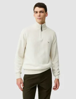 Merrick Bay Pure Cotton Half Zip Jumper