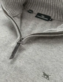 Merrick Bay Pure Cotton Half Zip Jumper