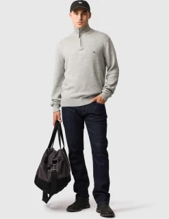 Merrick Bay Pure Cotton Half Zip Jumper