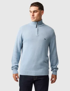 Merrick Bay Pure Cotton Half Zip Jumper