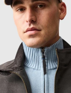 Merrick Bay Pure Cotton Half Zip Jumper