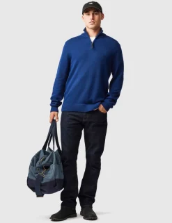 Merrick Bay Pure Cotton Half Zip Jumper