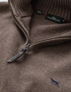 Merrick Bay Pure Cotton Half Zip Jumper