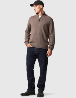 Merrick Bay Pure Cotton Half Zip Jumper