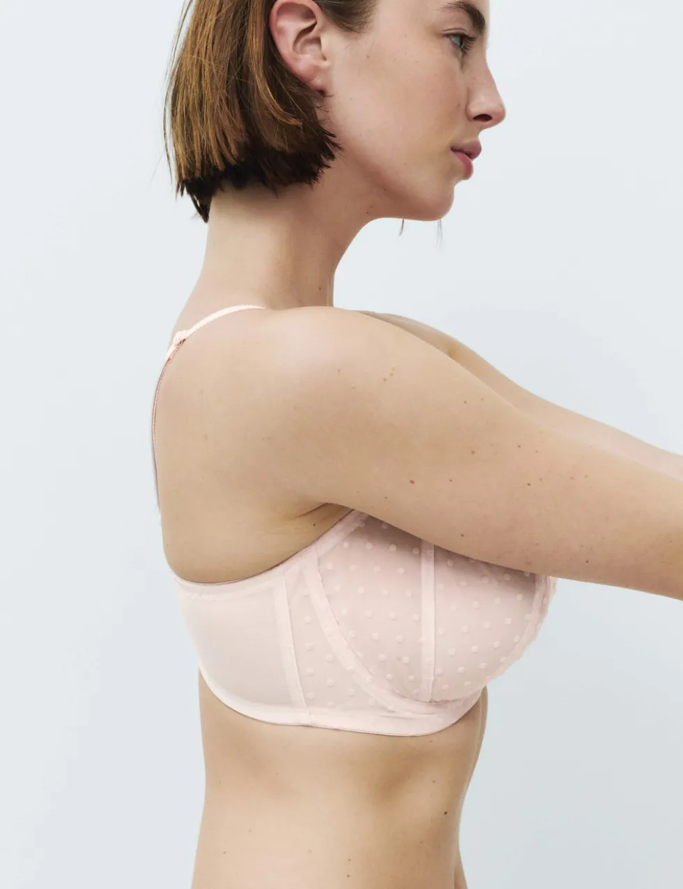Mesh Wired Extra Support Bra (F-J)
