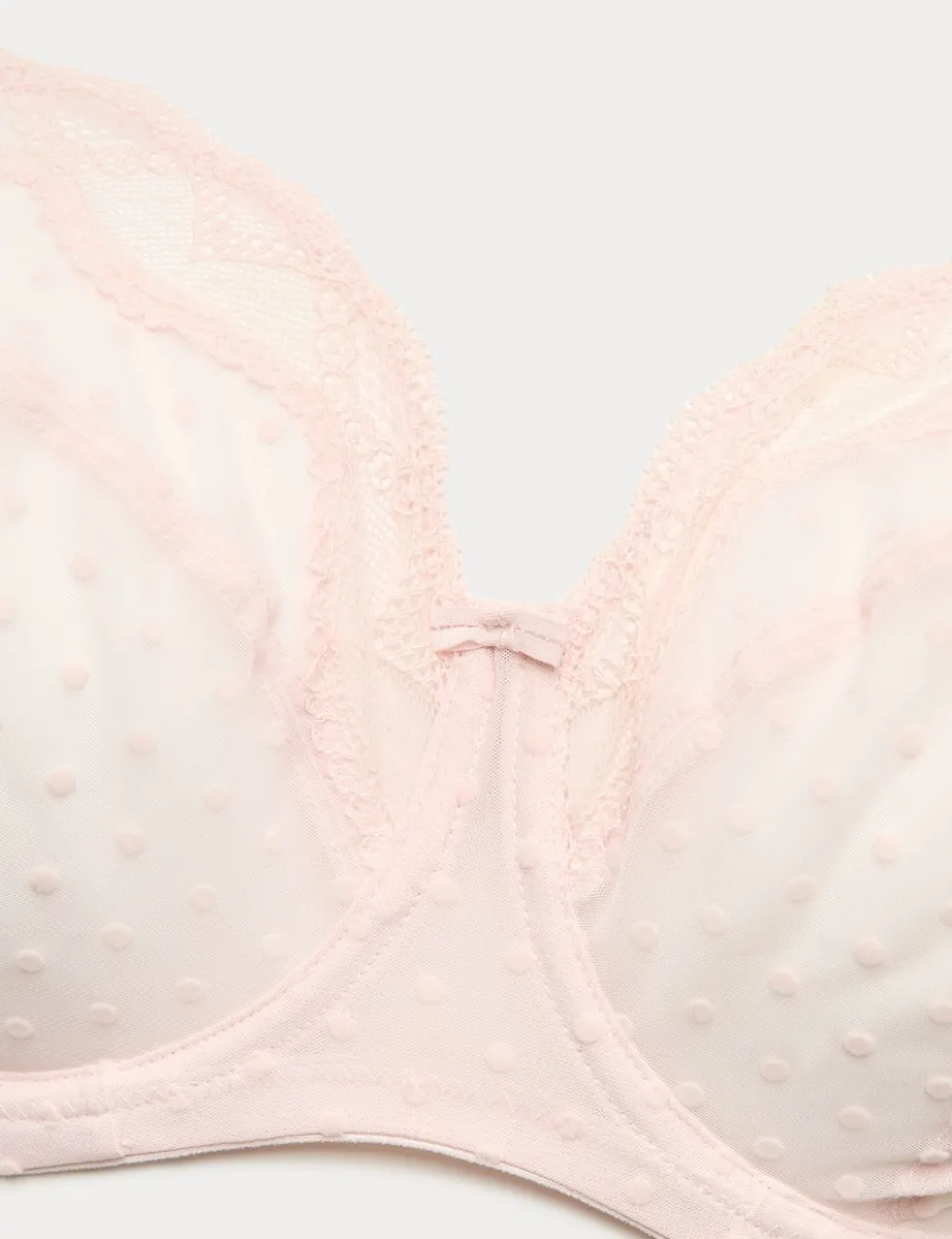 Mesh Wired Extra Support Bra (F-J)