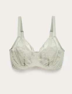 Mesh Wired Extra Support Bra (F-J)