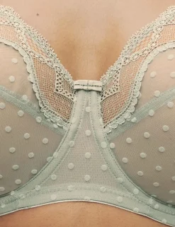 Mesh Wired Extra Support Bra (F-J)