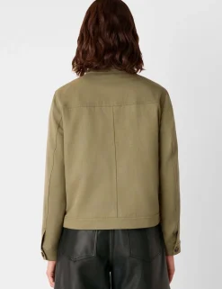 Mia Cotton Blend Utility Jacket