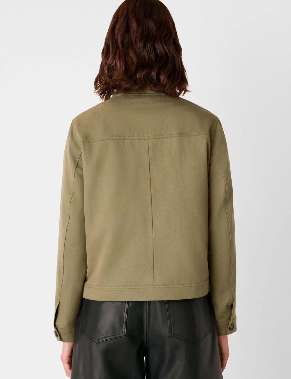Mia Cotton Blend Utility Jacket