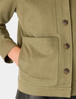 Mia Cotton Blend Utility Jacket