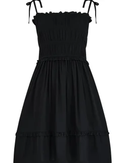Mia Frill Detail Shirred Beach Dress