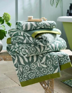 Michaelmas Daisy Pure Cotton Towel