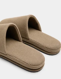 Micro Waffle Mule Slippers with Freshfeet™