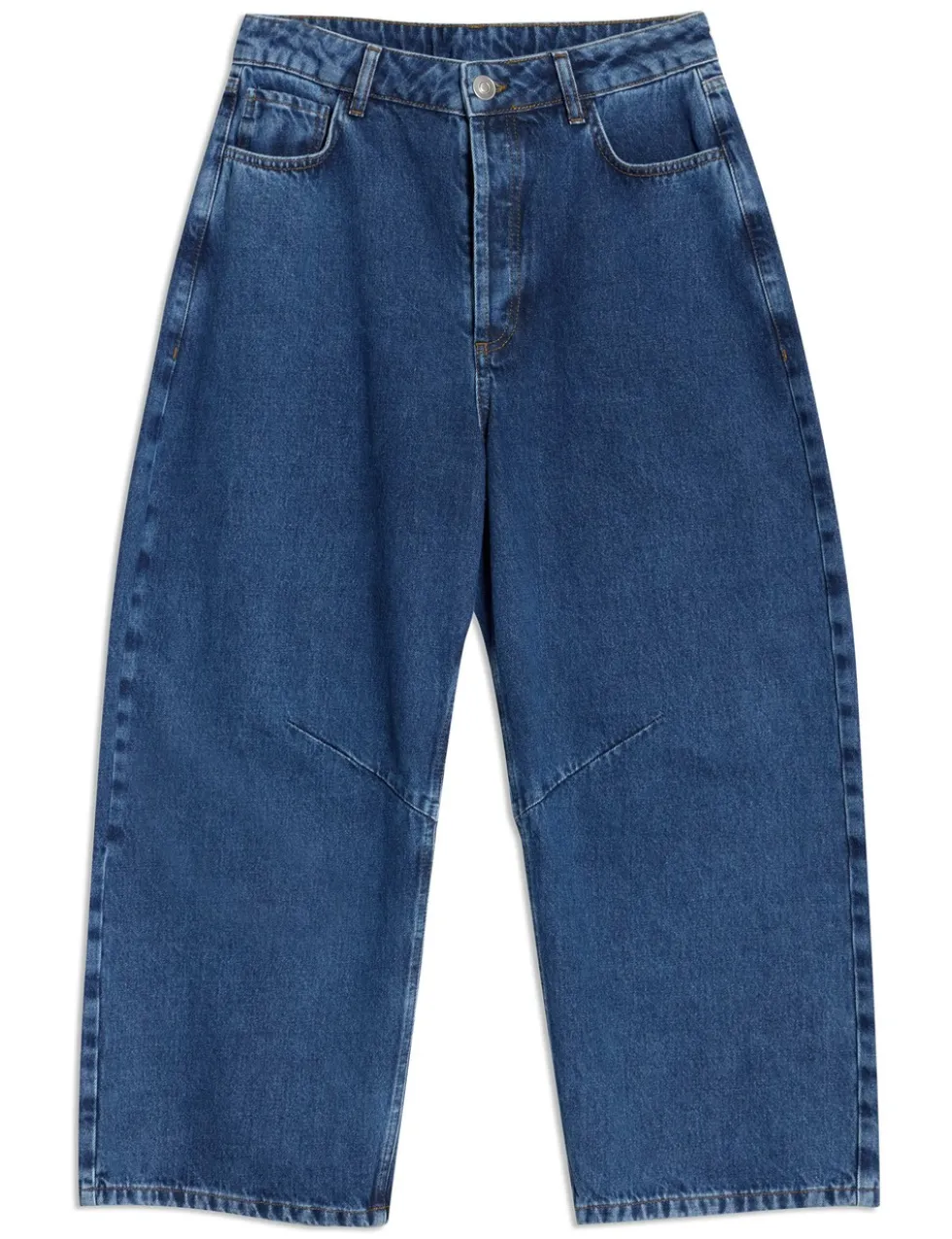 Mid Rise Barrel jeans