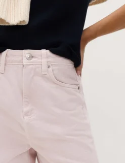 Mid Rise Barrel Jeans