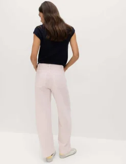 Mid Rise Barrel Jeans