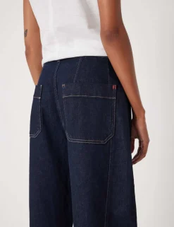 Mid Rise Barrel Jeans