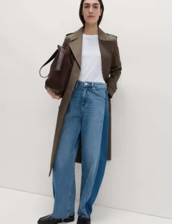 Mid Rise Barrel Jeans
