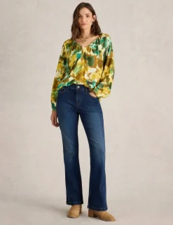 Mid Rise Bootcut Jeans