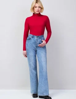 Mid Rise Bootcut Jeans