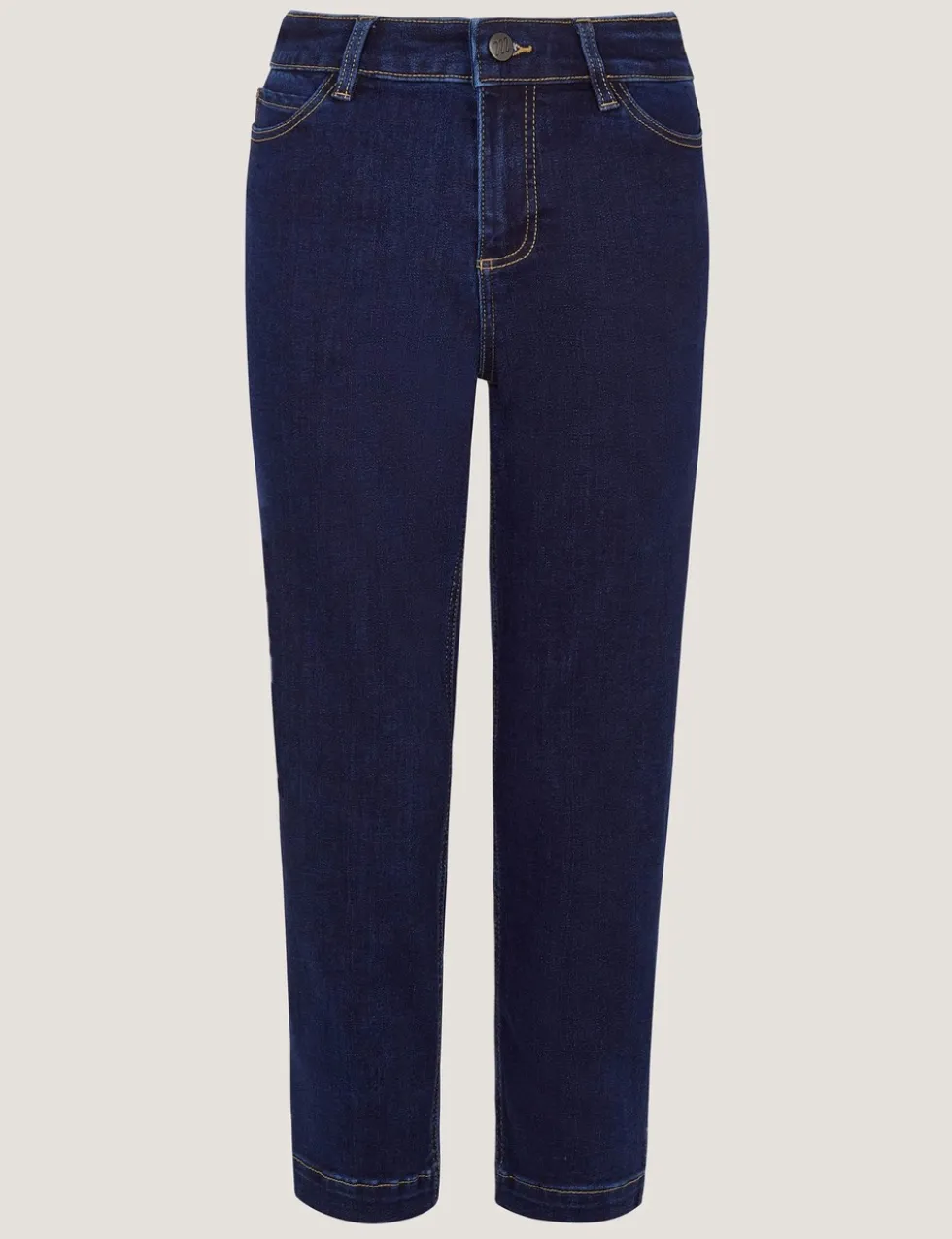 Mid Rise Cropped Jeans